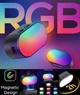 RGB Видеосвет цветная портативная LED подсветка для съемки видео фото постоянный свет AOCHUAN на магните - изображение 1