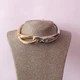 Жіноче масивне кольє з абстрактною петлею Honey Fashion Accessories золотистий+сріблястий (12-382) - зображення 2