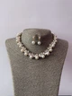 Комплект прикрас кольє та довгі сережки з перлами Honey Fashion Accessories білий (12-383) - зображення 2