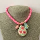 Чокер-шнурок з яскравими підвісками Honey Fashion Accessories рожевий (12-376) - зображення 3