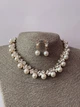 Комплект прикрас кольє та довгі сережки з перлами Honey Fashion Accessories білий (12-383) - зображення 3