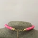 Чокер-шнурок з яскравими підвісками Honey Fashion Accessories рожевий (12-376) - зображення 4