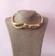 Жіноче масивне кольє з абстрактною петлею Honey Fashion Accessories золотистий (12-382) - зображення 2