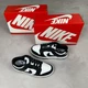 Жіночі кросівки Dunk Low Retro White Black Panda розмір (35 чорно-білі) - изображение 2