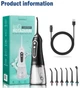 Іригатор зубний Portable Oral (Black) портативний іригатор для порожнини рота - зображення 1