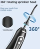 Іригатор зубний Portable Oral (Black) портативний іригатор для порожнини рота - зображення 6