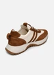Женские бежево-рыжие кожа-замш кроссовки PARADIZE SHOES на высокой подошве 38 размер (стелька 24,9 см) - изображение 5