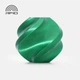 Филамент Bambu Lab PLA Silk+ | Candy Green (13506) | с катушкой - изображение 1