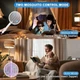 Електрична мухобойка 3 в 1 365 нм 4000 В Buzzea з ручним та автоматичним режимами, зарядка від USB Type-C, складана - зображення 8