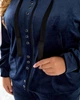 Жіночий велюровий костюм (кофта+штани) Uaclothes 50-52 Синій (like36461-168871358) - зображення 9