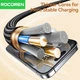 Интерфейсный кабель Rocoren RCXCTT1-LC0G 100W 480Mbps (E-marker 50V 2A) TypeC-TypeC 1m Black (43699) - изображение 3