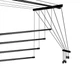 Сушарка для білизни стельова Laundry TRL-140-D5-BLK 1,4 м - зображення 2