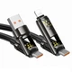 Дата кабель Hoco U143 Joy 4in1 USB для освітлення/Type-C для Type-C 240W (1.2m) Black - зображення 5