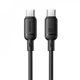 Кабель Baseus Silky Series Fast Charging Type-C to Type-C 100W (2m) black - зображення 1