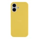 Чохол Premium Silicone Case Full Size (AA) для iPhone 16 51.Mellow Yellow - изображение 1