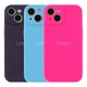 Чохол Silicone Case Full Size with Frame для iPhone 15 68.Blackcurrant - зображення 2