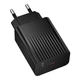 Мережевий Зарядний Пристрій Borofone BAS73A 1USB-C PD/QC 20W Чорний - зображення 1