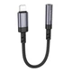 Перехідник Borofone BV24 iP to AUX 3.5mm (female) 15cm - зображення 1