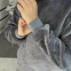 Пижама (кофта+штаны) женская теплая Велсофт L серая Теплик Cosy VEL031 - изображение 2