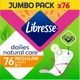 Прокладки гигиенические Libresse Natural Care Dailies Regular 1 капля 76 шт (7322542083819) - изображение 1