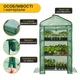 Теплица-стеллаж LEOBRO 125х69х49 см на 3 полки Green (LB-G116) - изображение 4