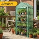 Теплица-стеллаж LEOBRO 159х69х49 см на 4 полки Green (LB-G118) - изображение 7