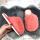 Тапочки женские меховые Lion пудровые с закрытым носком 40/41р (25-25,5 см) 8304 - изображение 4