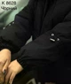 Жіноча демісезонна куртка з капюшоном та змінним хутром L чорна (К8628) - зображення 4