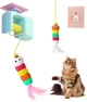 Интерактивная игрушка для кошек на присоске Pet Toy Ball с автоматическим движением - изображение 5
