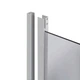 Lidz Набор: Душевая кабина Latwa SC90x90.SAT.LOW.DGR, полукруглая, стекло тонированное 4 мм + Душевой поддон Kapielka ST90x90x14 - зображення 4