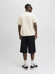 Футболка хлопковая длинная мужская Jack & Jones 12282779 S White Melange (5715730089809) - изображение 2
