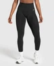 Спортивные леггинсы для фитнеса женские Gymshark 194776 S Черный (2200005156360) - изображение 1