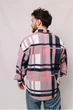 Сорочка тепла флісова чоловіча рожевий 3XL - изображение 6