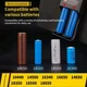 Зарядний пристрій для акумуляторів 18650 на 4 слоти 3.7V USB з індикацією - зображення 2