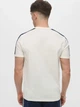 Футболка Fred Perry Taped Ringer Бежевий — розмір S - зображення 4