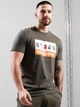 Футболка Weekend Offender Trainerspotting Graphic Оливковая — розмір XL - зображення 1