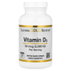 Витамин D3, California GOLD Nutrition "Vitamin D3" холекальциферол, 2000 МЕ (360 гелевых капсул) - изображение 1