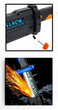 Игрушечный световой меч Джидая Sword Dazzling Light Синий, LED подсветка, искры, USB зарядка, 44 см - изображение 3
