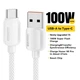 Кабель ESSAGER Breeze USB 2.0 to USB-C PD 100W 7A 1m White (EXC7A-WL02-P) - изображение 2