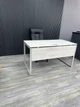 Офисный письменный стол MebliLoft KS 1600*700*750 сосна лофт/серый - изображение 3