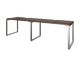 Офисный письменный стол MebliLoft K135 Double серый / венге винтаж 18 2700*700*750 - изображение 1