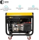 Генератор дизельный QUBE QFED10000XE-3 3-фазы 8.1/8.8 кВт - изображение 4