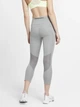 Спортивные леггинсы для фитнеса высокие женские Nike W Nk Df Fast Crop CZ9238-084 XS Светло-серые (194501888455) - изображение 2