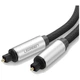Кабель мультимедійний Optical Toslink 1.5m AV108 black Ugreen (10542) - изображение 4