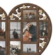 Фотоколаж у формі серця на 12 фото Frame Depot, дерев’яна темно-коричнева настінна рамка 75,5×58 см (heart_split_collage_m) - зображення 5