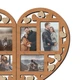 Фотоколлаж в форме сердца на 6 фото Frame Depot, деревянная настенная рамка светло-коричневого цвета 53×40,5 см (heart_split_collage_s) - изображение 5