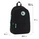 Рюкзак GoPack Education Teens 188M-4 чорний (GO26-188M-4) - зображення 3