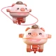 Іграшка свинка на колесі Свинка Piggy на моноколесі, ходить канатом - зображення 1