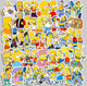 Набор наклеек 50 шт из мультфильма Симпсоны The Simpsons, стикерпак на телефон ноутбук гаджеты (SVS) - изображение 4