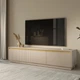 Тумба tv 181,5 см, Madlen Beige ribbed - зображення 1